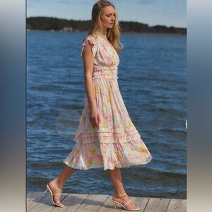 Anthopologie current air midi dress Dress